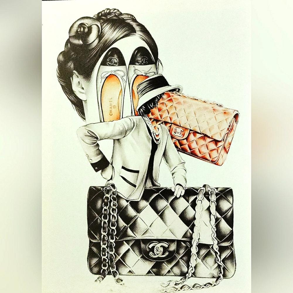 NEW Chanel Wall Art! 12" x 15.5"